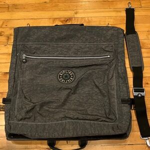 Kipling Charcoal Travel Bag with Adjustable Strap